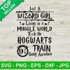 Just a wizard girl SVG