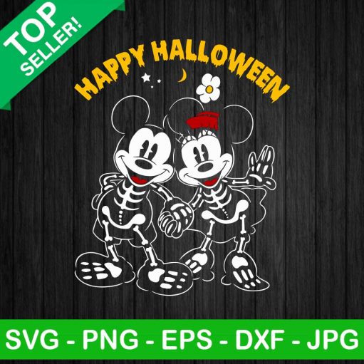 Mickey And Minnie Mouse Halloween Costume Svg