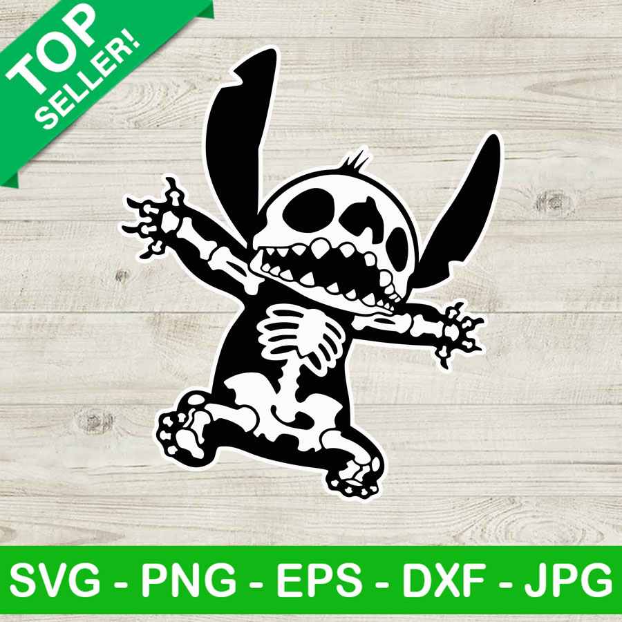 Stitch skeleton halloween SVG Archives - High Quality SVG
