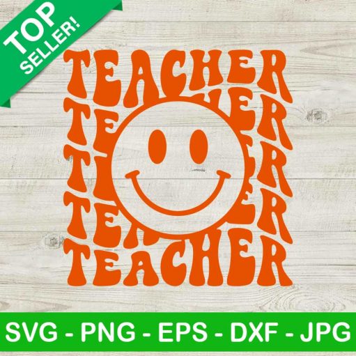 Teacher smile face SVG