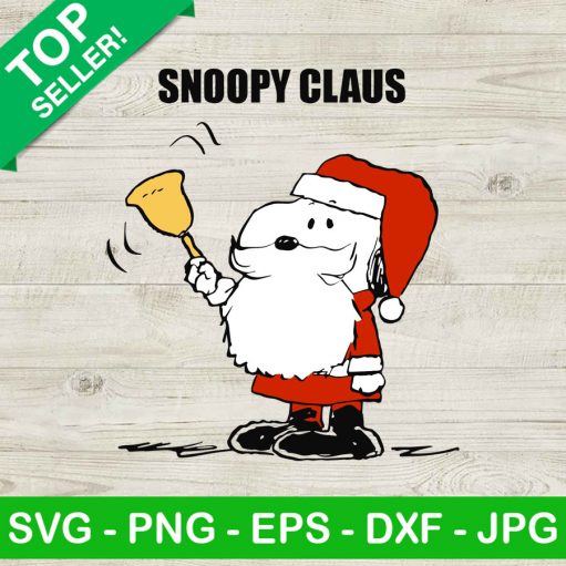 Snoopy claus SVG