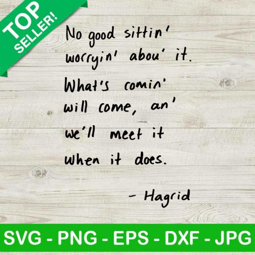 Harry Potter Hagrid Saying Svg