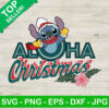 Aloha Christmas Stitch Disney Svg