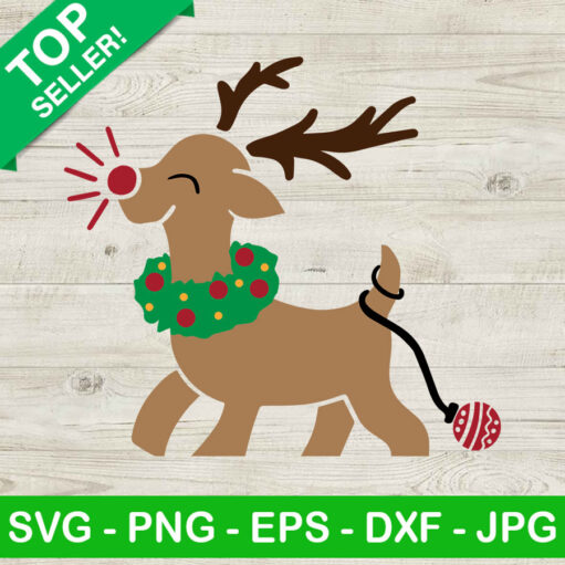 Baby rudolph christmas SVG