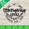 Family Thanksgiving crew SVG