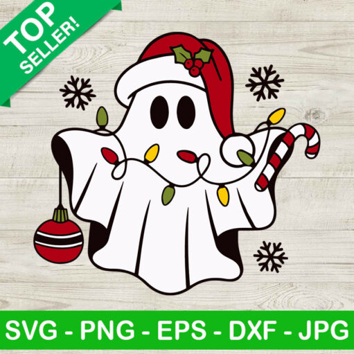 Ghost Christmas Svg