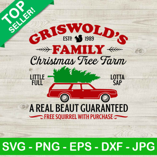 Griswold's family christmas EST 1989 SVG, Christmas tree farm SVG, Griswold christmas SVG
