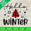 Hello Winter SVG