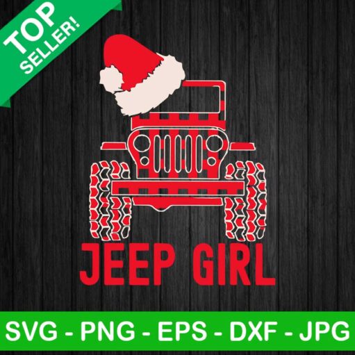 Jeep Girl Christmas Svg