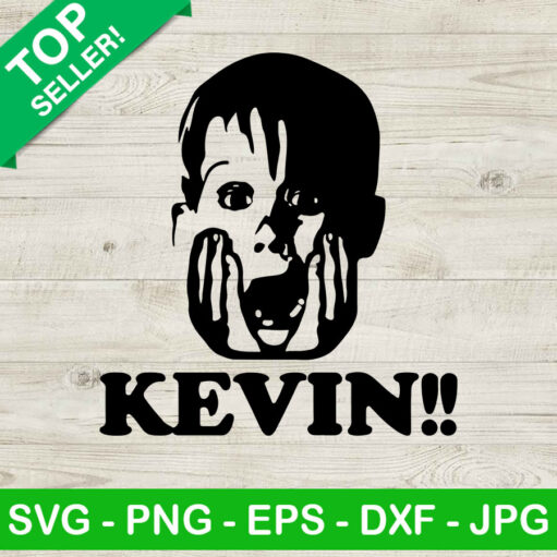 Kevin home alone SVG, Home alone SVG, Kevin Mccallister Silhouette SVG