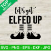 Let's get elfed up SVG