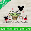Merry christmas baby yoda star wars SVG