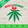 Mistlestone Weed Christmas SVG