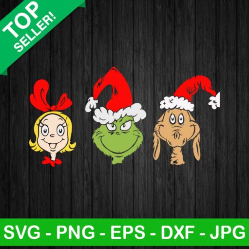 The Grinch Character Christmas Svg