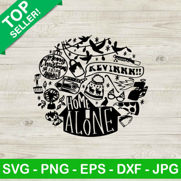 Home alone merry christmas SVG