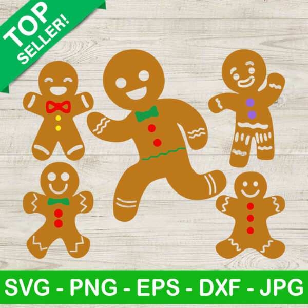 Gingerbread Man SVG