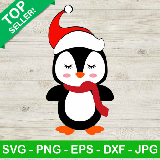 Penguin Christmas SVG