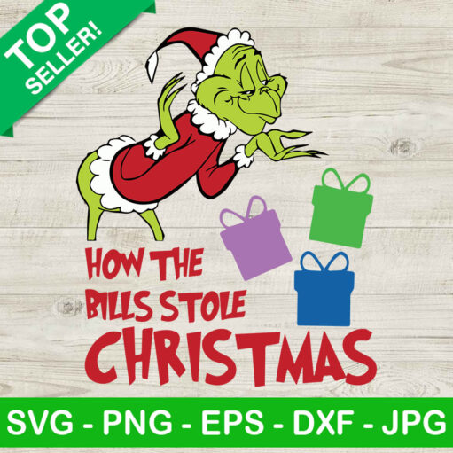 How The Bills Stole Christmas Svg