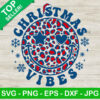 Christmas vibes smile face SVG