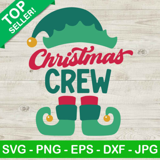 Elf Christmas Crew SVG