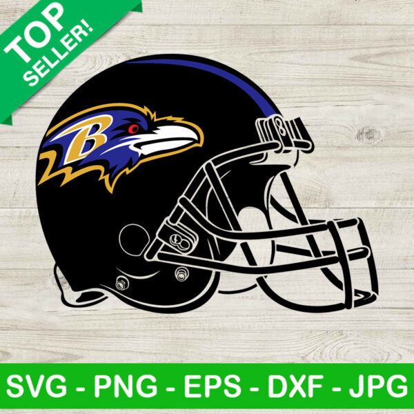 Baltimore Ravens Helmet SVG