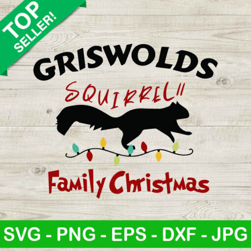 Griswolds squirrel Family christmas SVG