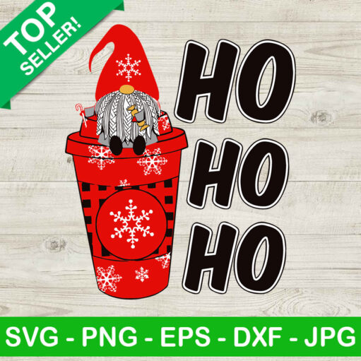 Ho Ho Ho Gnomes Coffee Svg