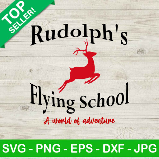 Rudolph's Flying School SVG
