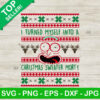 Rick and morty ugly sweater christmas SVG