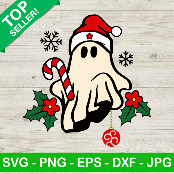 Boo santa claus SVG