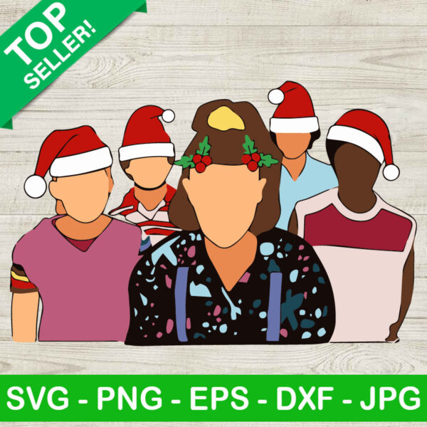 Stranger things christmas SVG