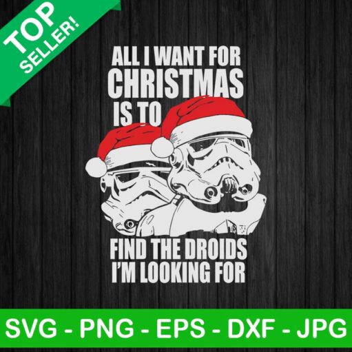 Christmas Storm Trooper Funny Svg