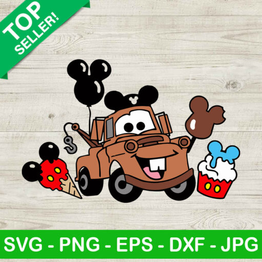 Disney Car Snack Goals Svg