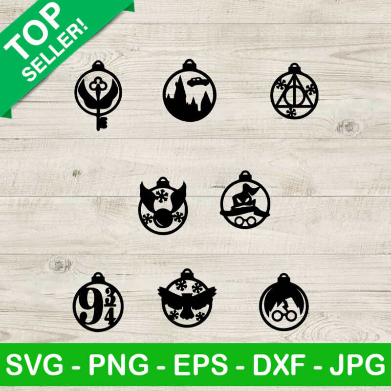Harry potter ornament christmas SVG, Wizard christmas ornament SVG ...