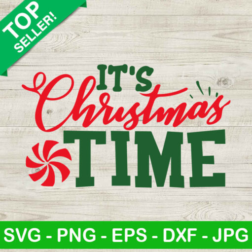 It'S Christmas Time Svg