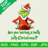 Holly jolly christmas Grinch PNG