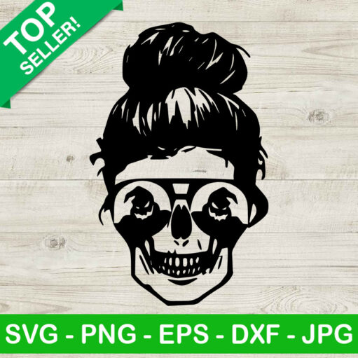 Oogie boogie women skull SVG