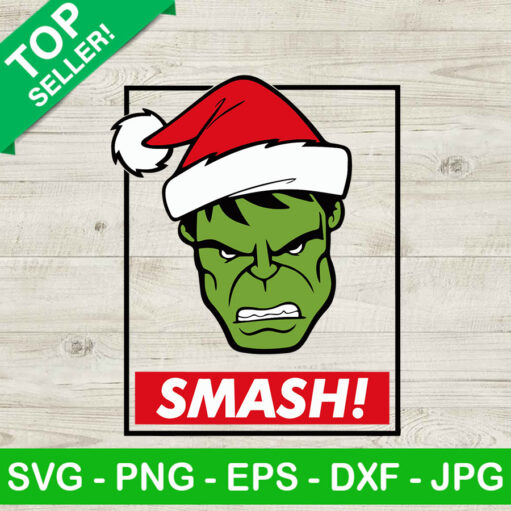 Santa Hulk SVG