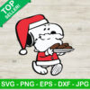 Snoopy christmas santa claus SVG