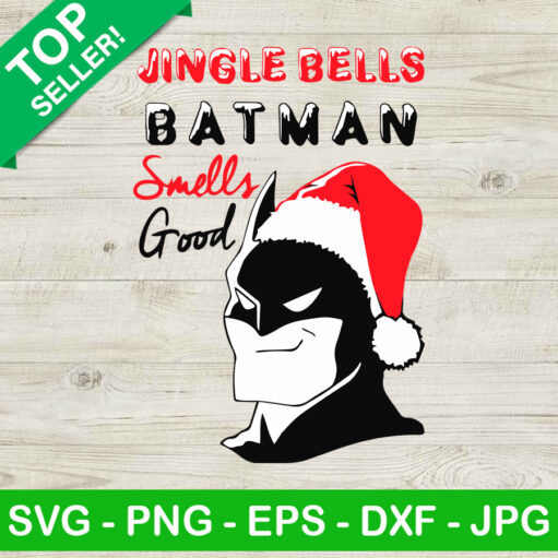 Jingle Bells Batman Christmas Svg