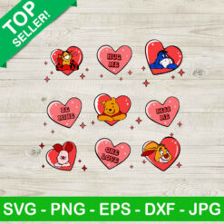 Winnie The Pooh Valentine SVG