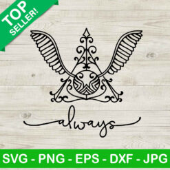 Deathly hallows harry potter always SVG