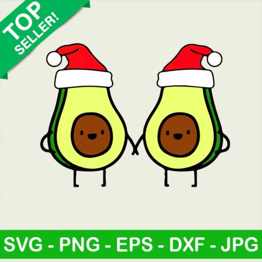 Avocado Christmas Png