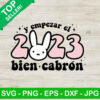 y empezar el 2023 bien cabron bad bunny SVG
