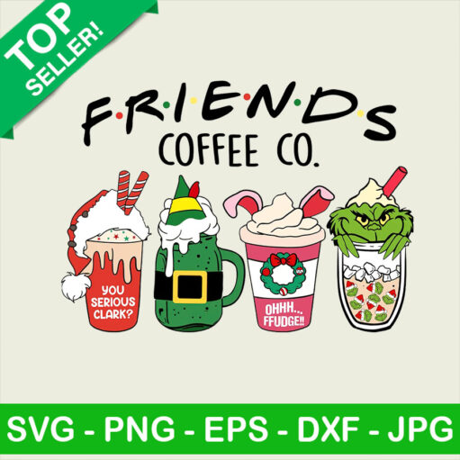 Friends Coffee Co Christmas Vacation Png