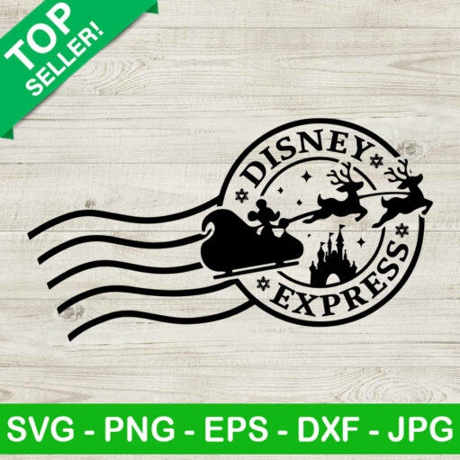 Christmas Disney Express Svg