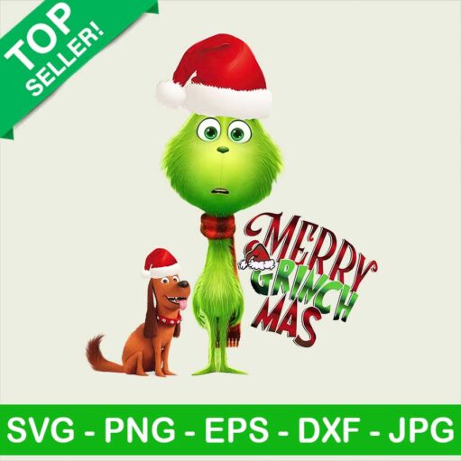 Merry Grinch Mas And Dog Png