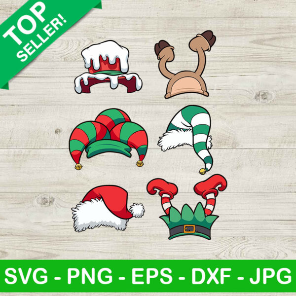 Christmas hat elf hat costume SVG