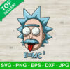 Funny Rick Einstein SVG