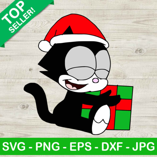 Christmas Felix The Cat Svg